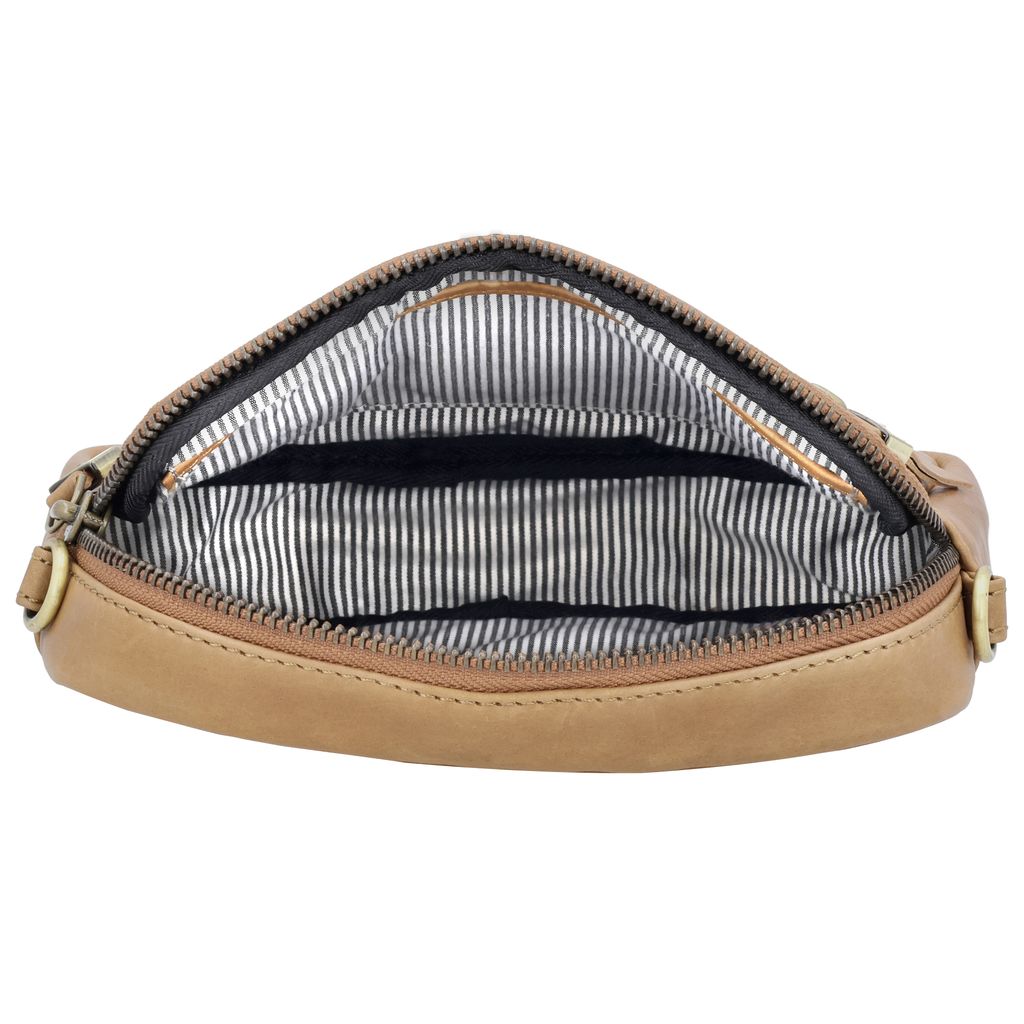 Hide & Stitches Daydreamer Schoudertas Cognac