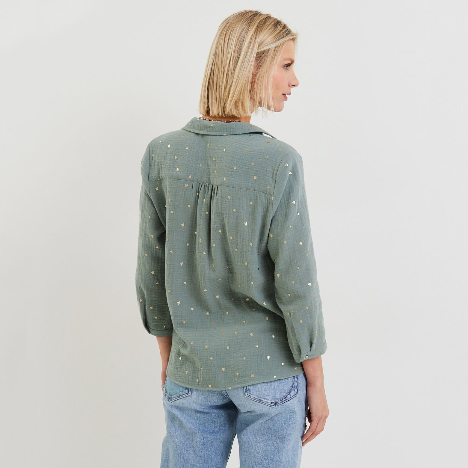 Blouse gaze de coton femme