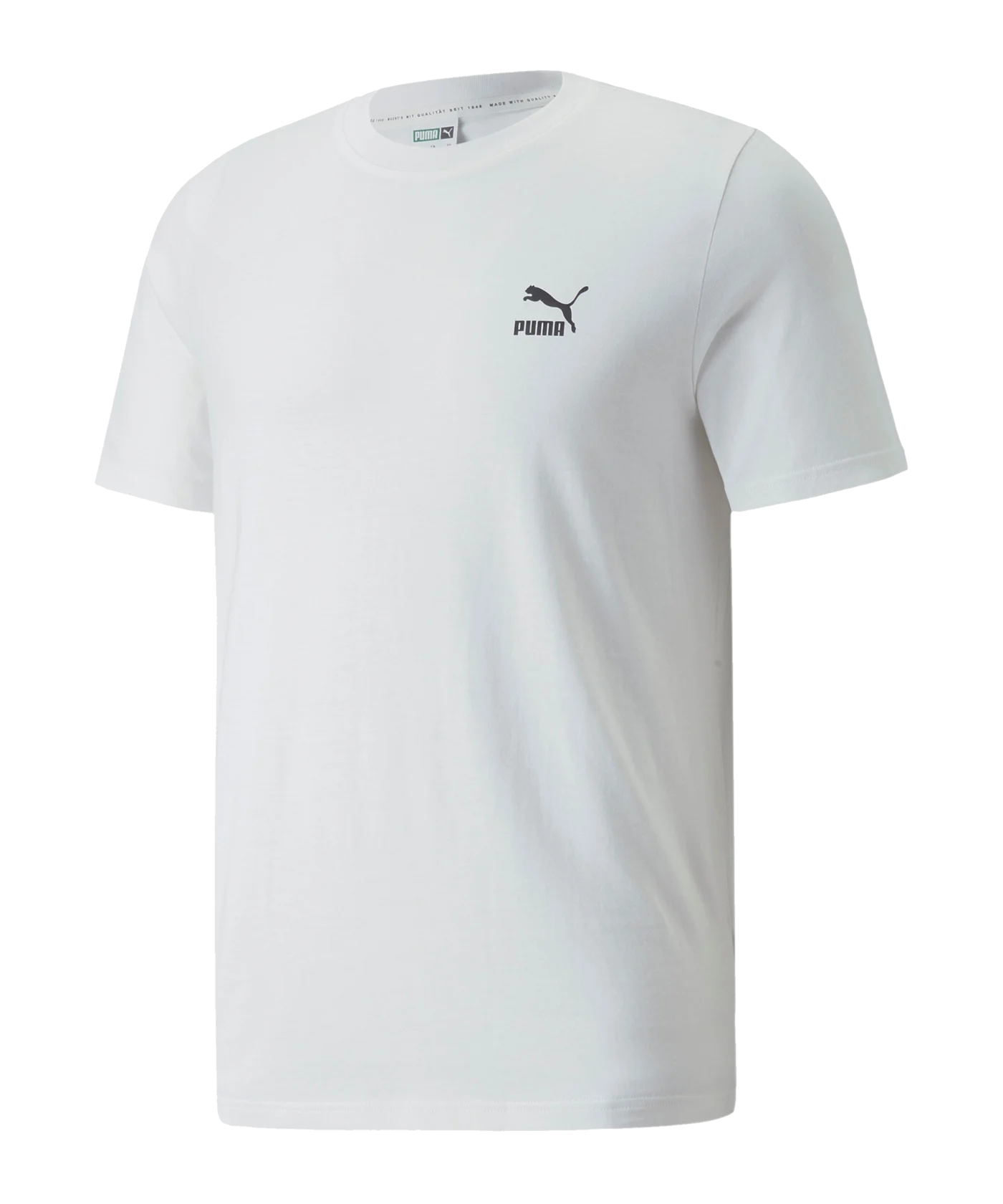 PUMA Classics Small Logo T-Shirt Weiss F02