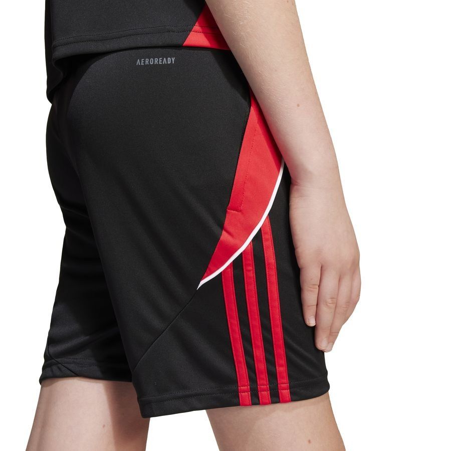 adidas Short d'Entraînement Tiro 24 - Noir/Pure Ruby Enfant