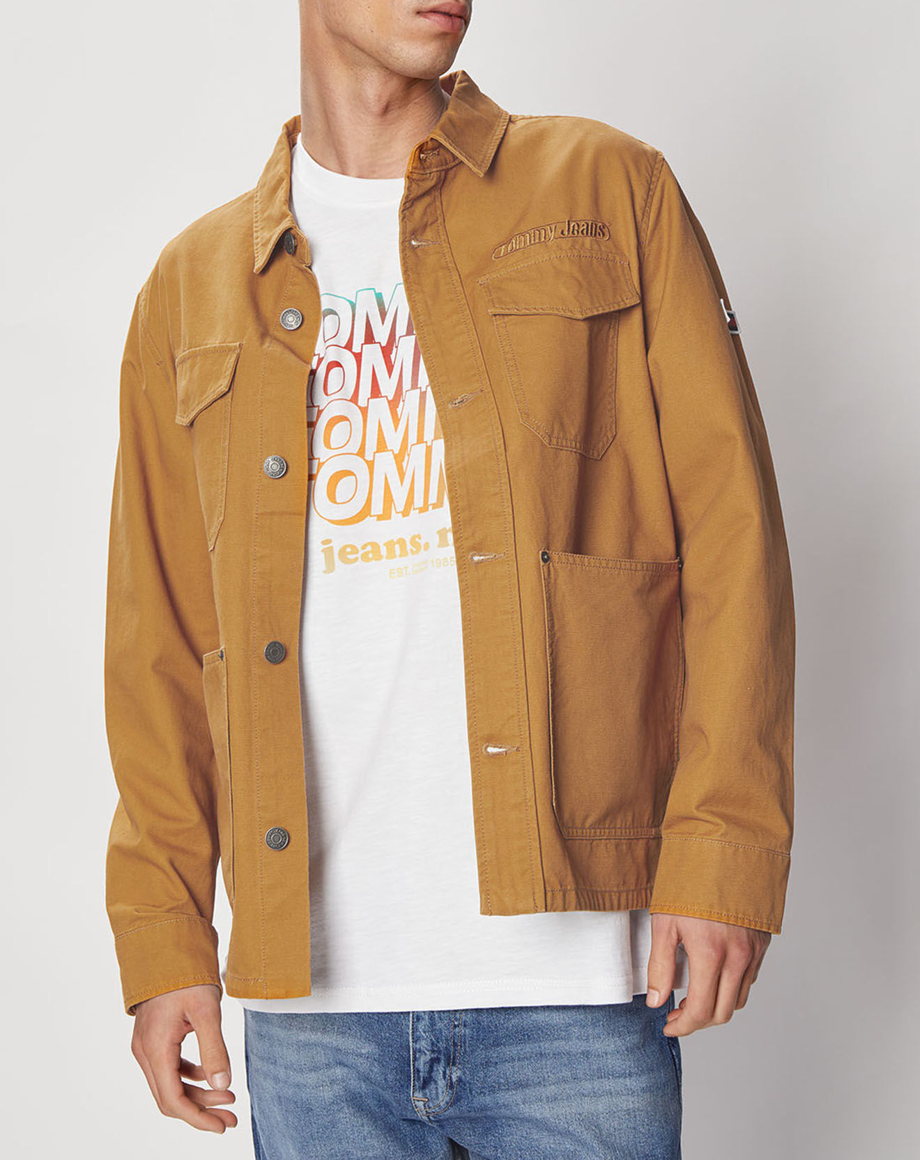 Tommy Jeans Veste saharienne Worker camel