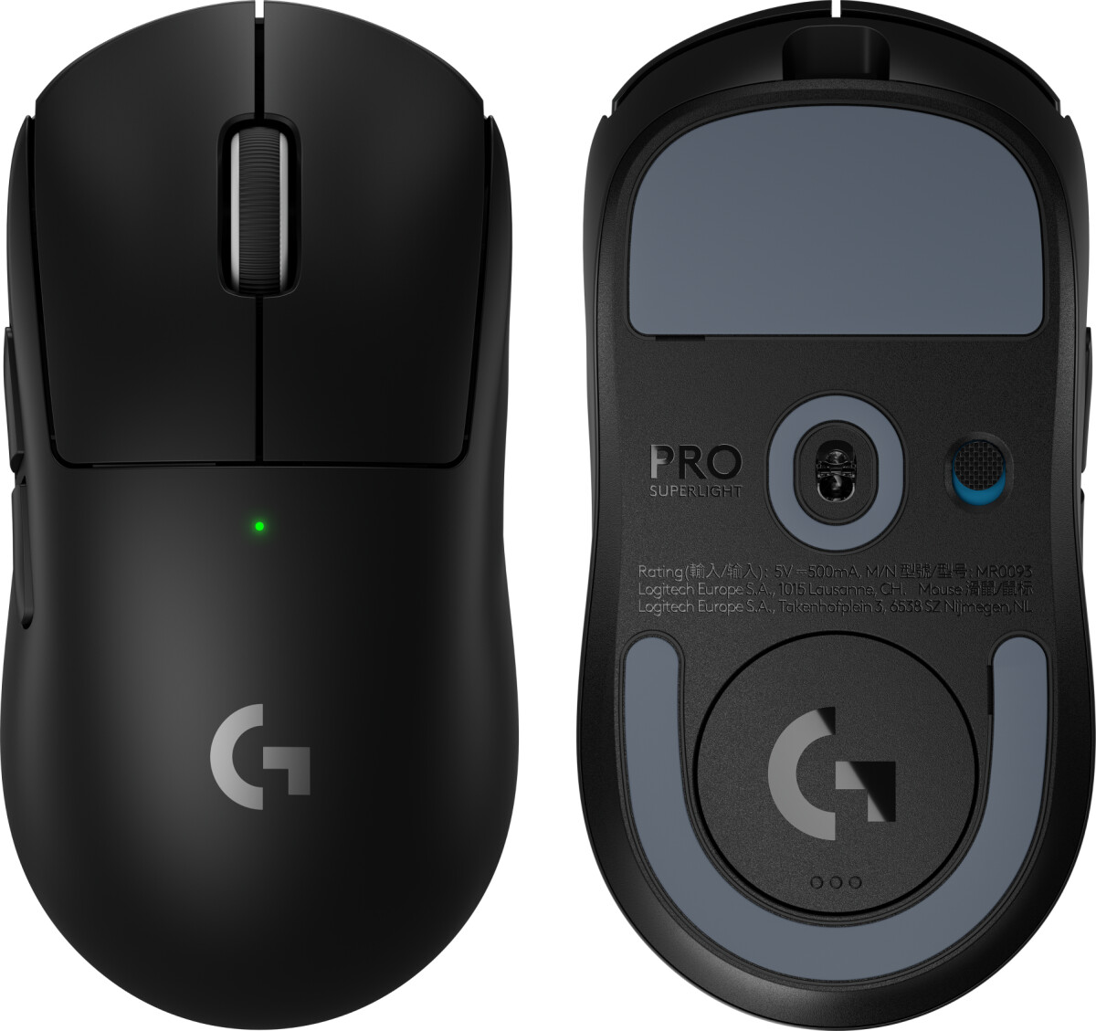 Logitech - G Pro X Superlight 2 Lightspeed Gaming Mus - Sort