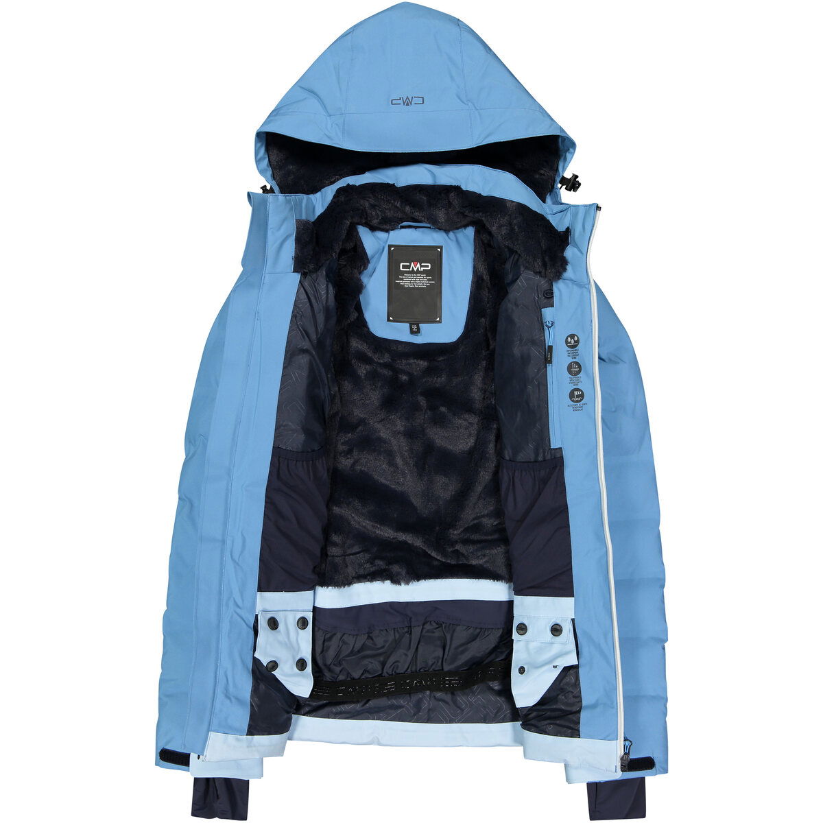 CMP Zip Hood Skijakke Dame