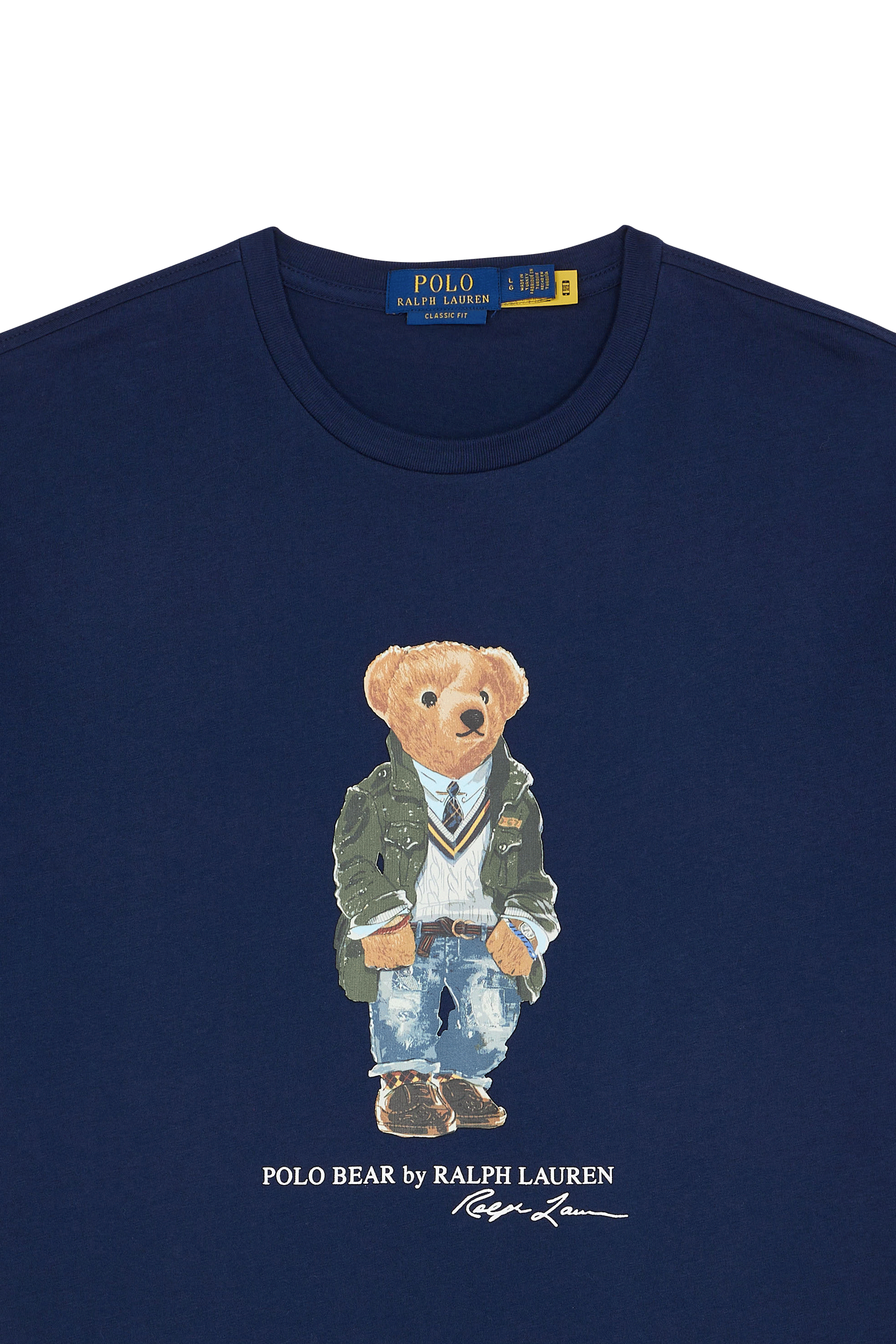 POLO RALPH LAUREN T-shirt JERSEY Bleu