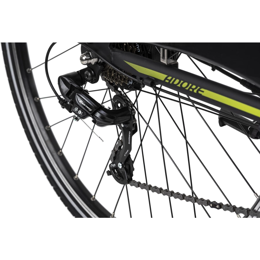 Adore Pedelec E-Bike Cityfahrrad 28'' Adore Versailles schwarz-grün schwarz