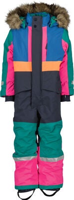 Didriksons Björnen Vinterdress, Multi Colour Green