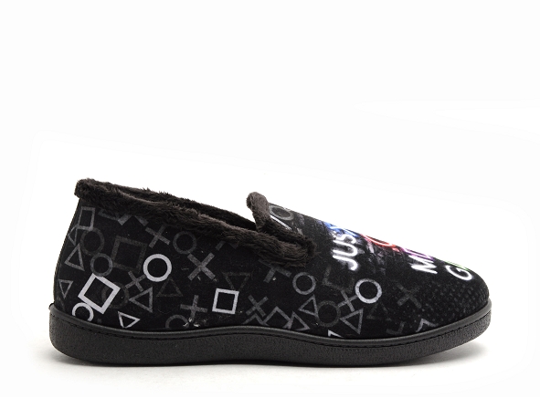 Plumaflex roal chaussons homme r12228 noir