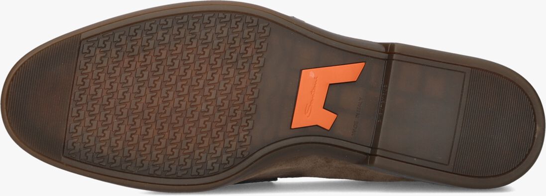 bruine santoni loafers pura