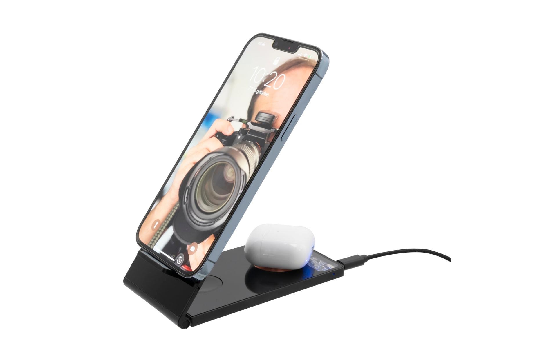 Wireless Charger UltiMag TrioFold 15W3-in-1 Ladestation mit kabelloser Lademöglichkeit von Qi-kompatiblen Geräten