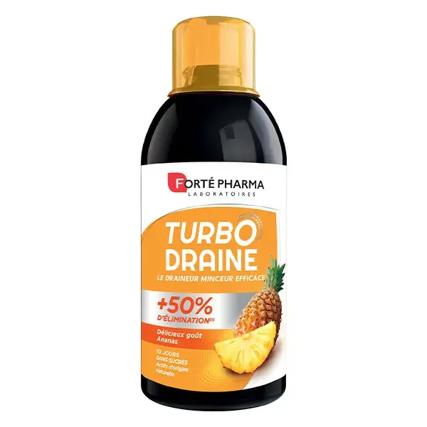 Forté Pharma TurboDraine Abacaxi Emagrecedor Drenante Eliminação 500ml