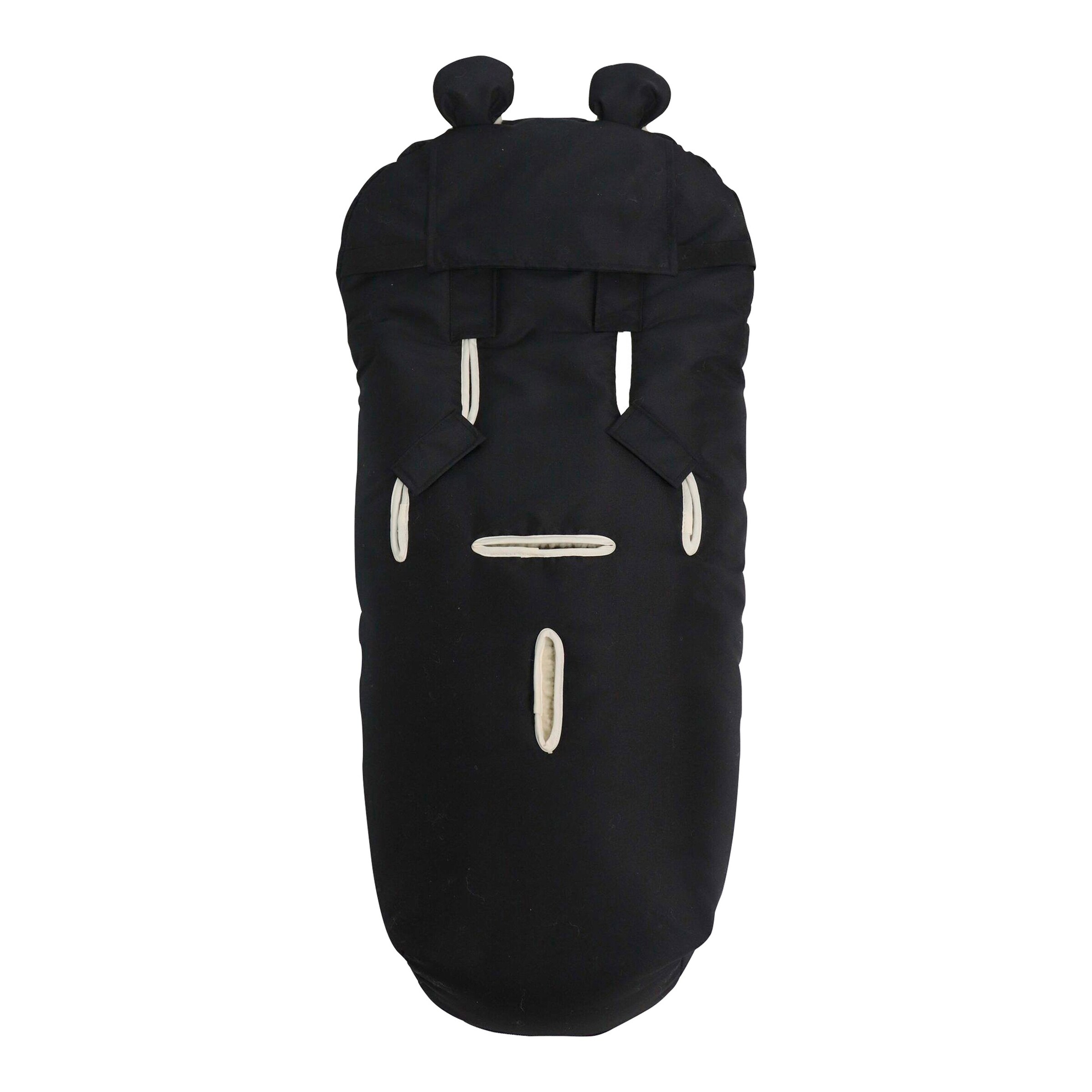 Kaiser Winterfußsack XL EARS WOOL black