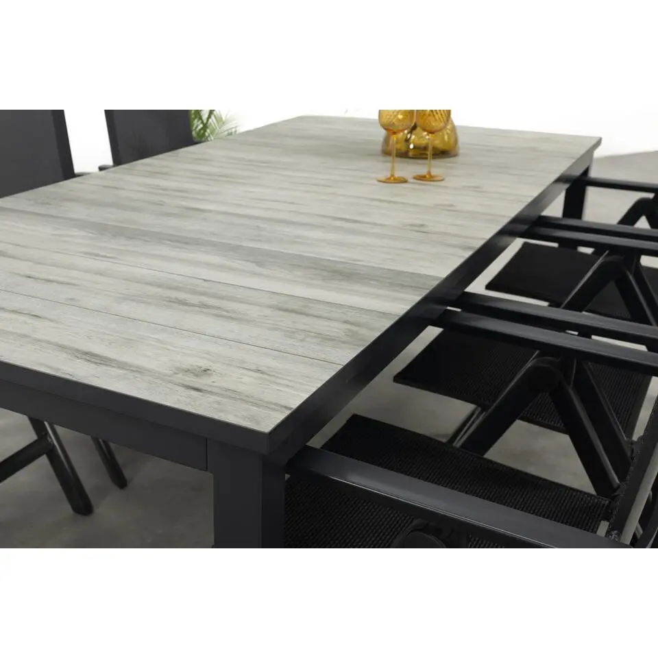 Hartman Napoli/Comino verstelbare tuinset (7-delig) - 223x105 cm