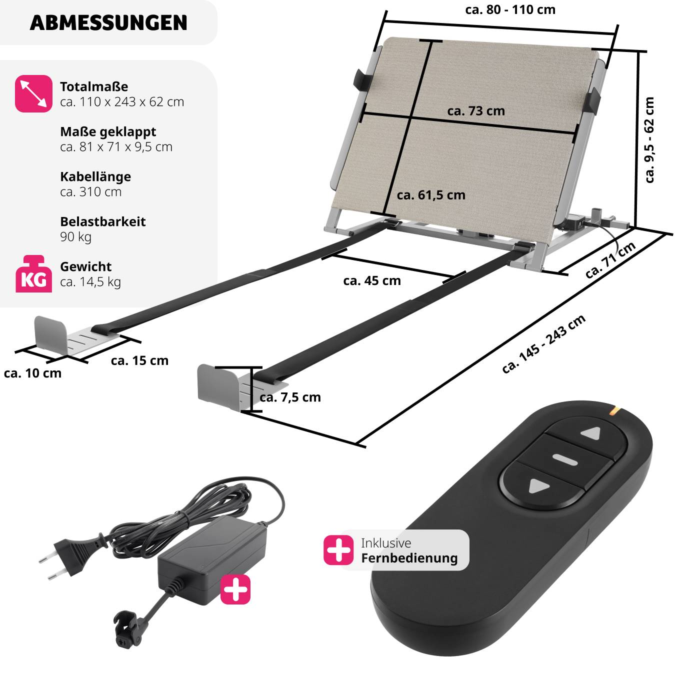 Elektrische Rückenlehne Cosy Glide