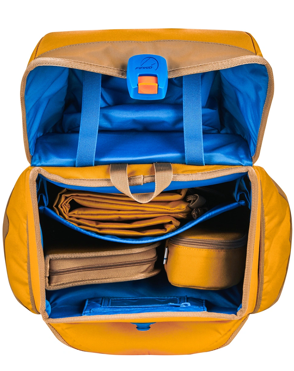 Schulranzen-Set BUDDY 4-teilig in golden yellow/cinnamon