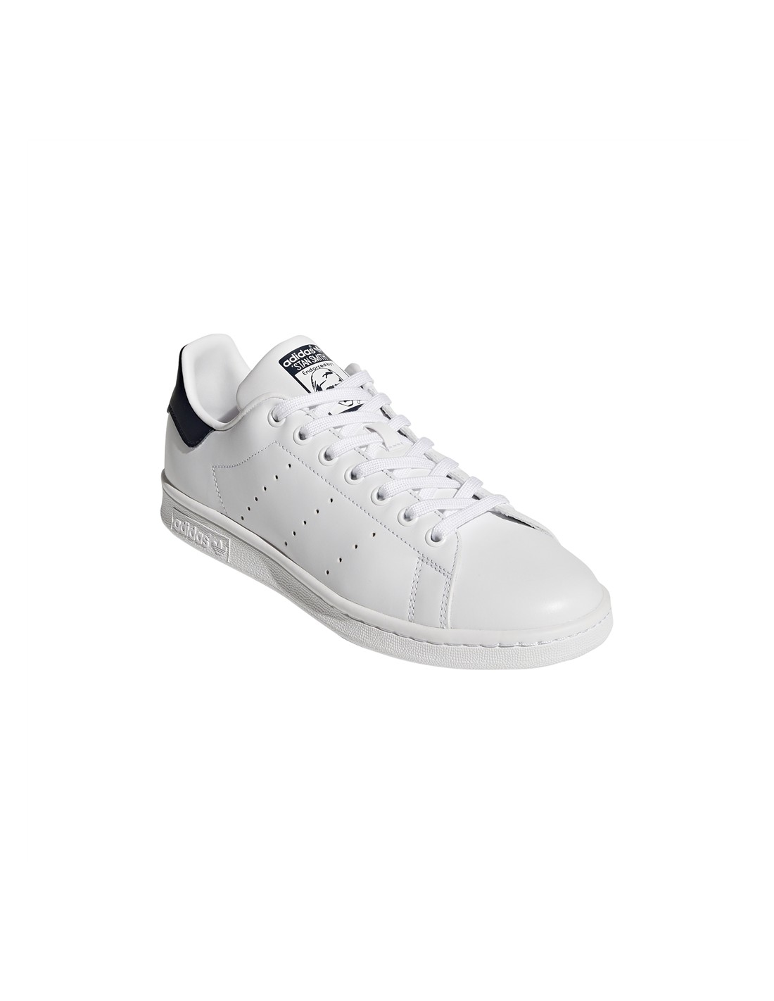 adidas sneakers homme stan smith cuir blanc bleu