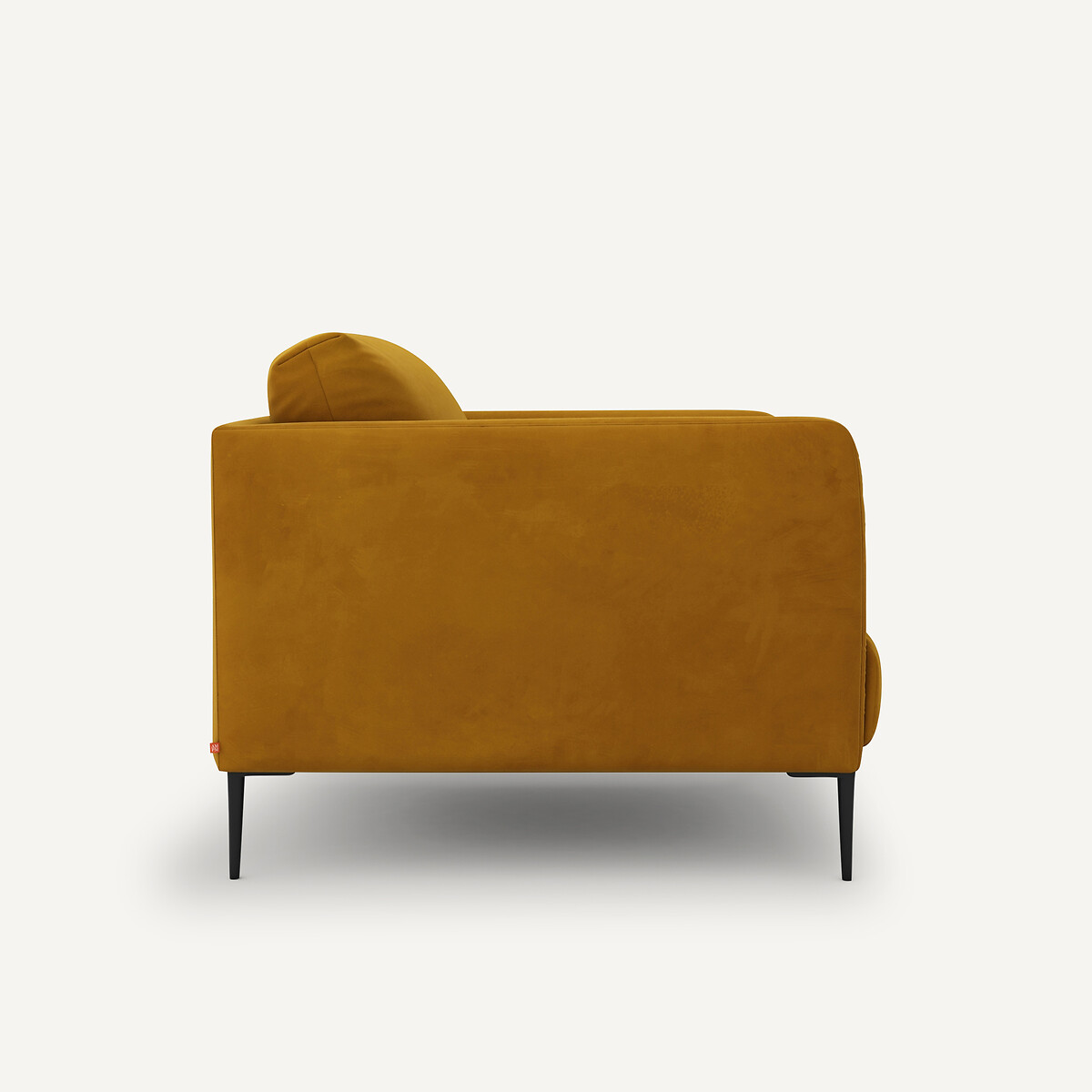 AM.PM<br>Poltrona de veludo, design Oscar E. Gallina