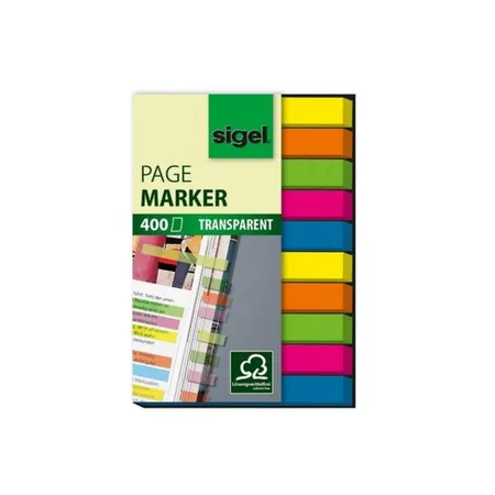 Sigel Haftmarker micro transparent, 50 x 75mm