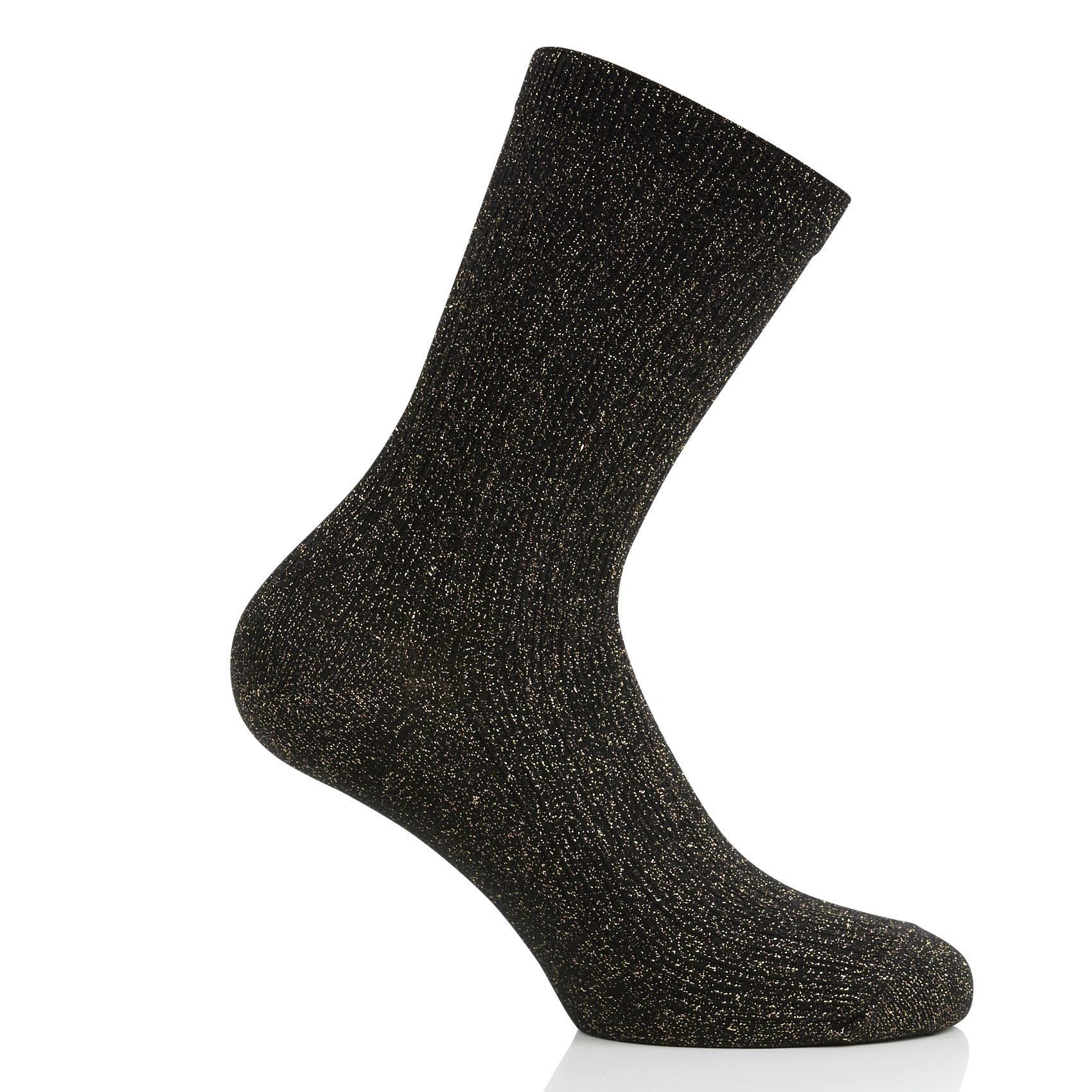 WARREN - Chaussettes en coton mélangé pailletées | Noir