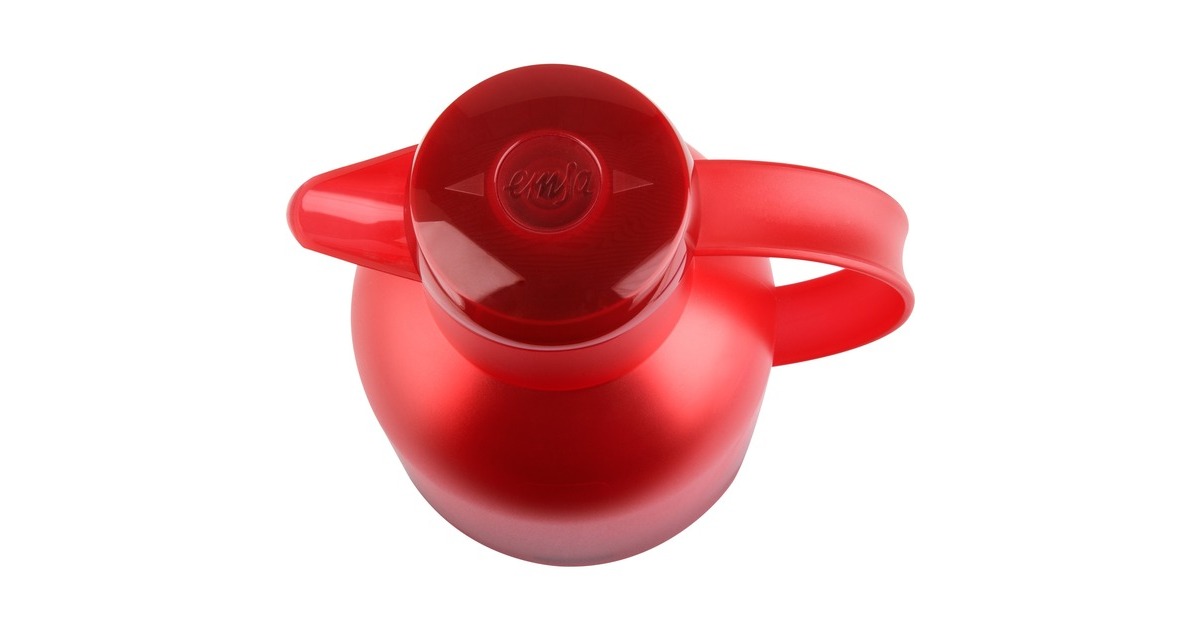 EmsaSAMBA Isoleerkan  (Rood/transparant, 1 Liter, Quick Press Sluiting)