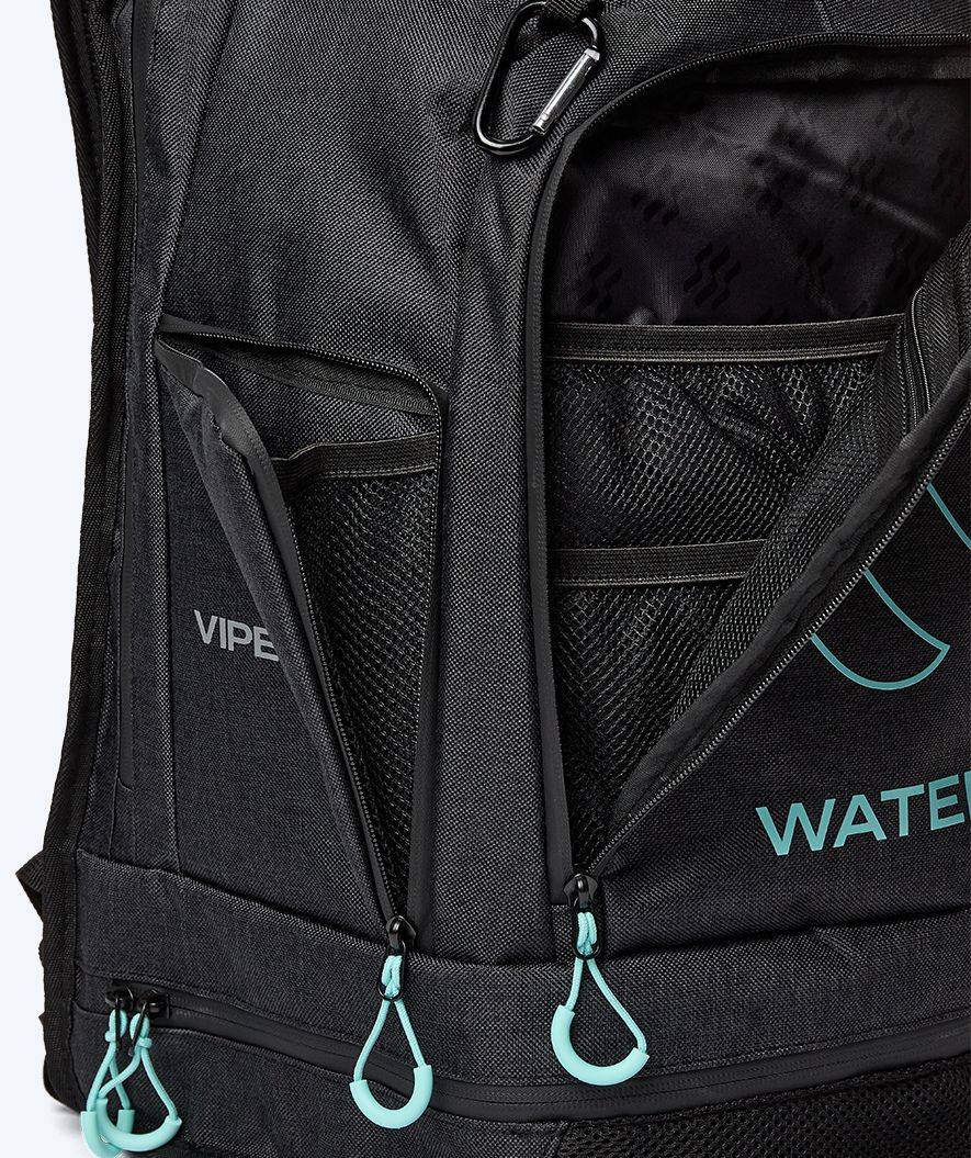 Watery svømmetaske - Viper Elite 45L - Sort/lyseblå