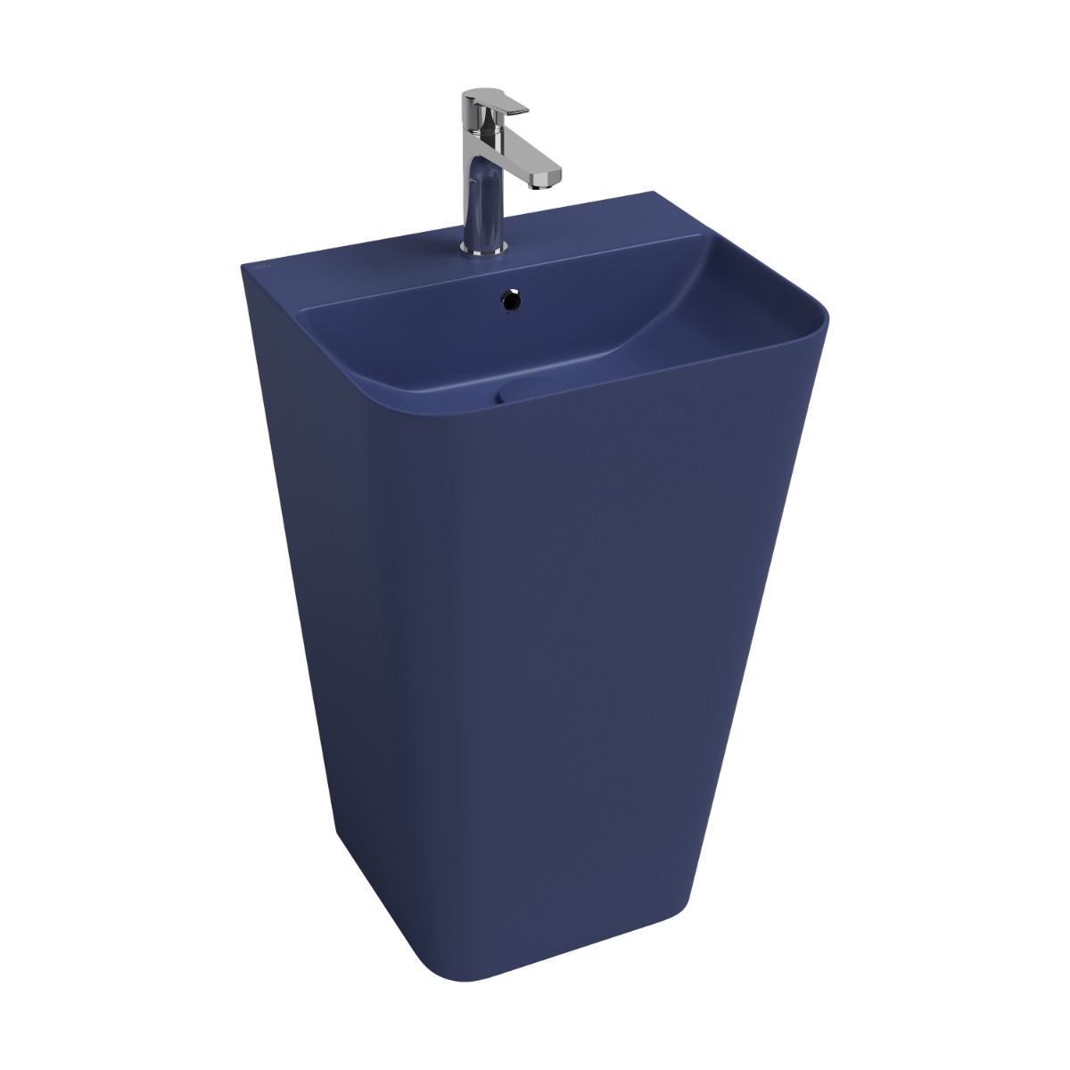 Isvea Sott Aqua staande wastafel 50cm blauw