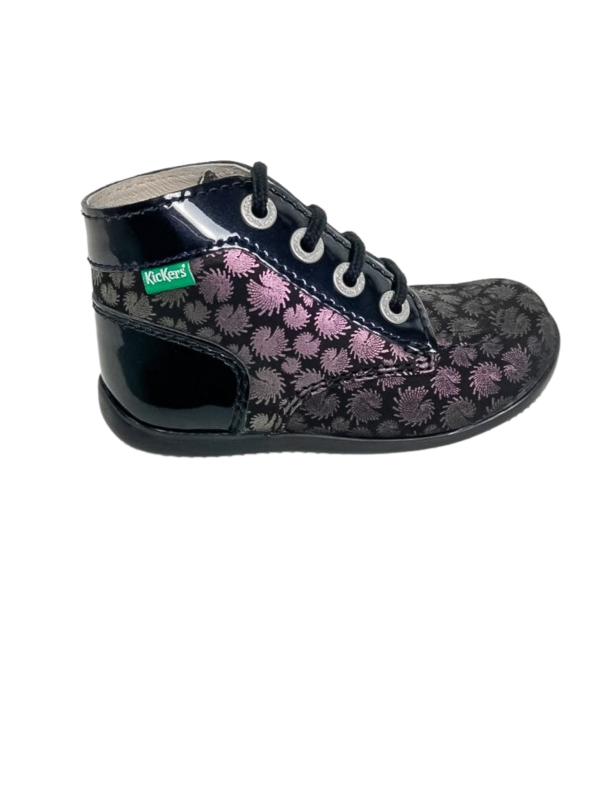 Bottines Bonbon noir Firework - Kickers