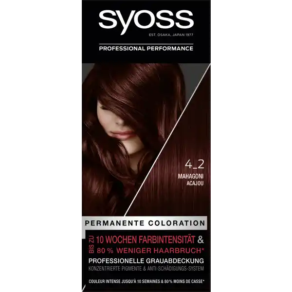 Professional Performance Permanente Coloration 4_2 Mahagoni