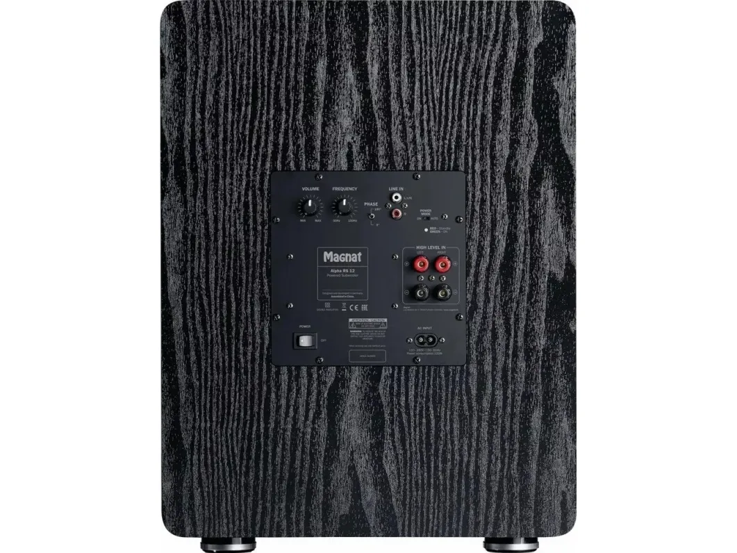 Magnat ALPHA RS12, 120 W, Aktiv subwoofer, 20 - 200 Hz, 240 W, 50 - 150 Hz, 30,5 cm (12
