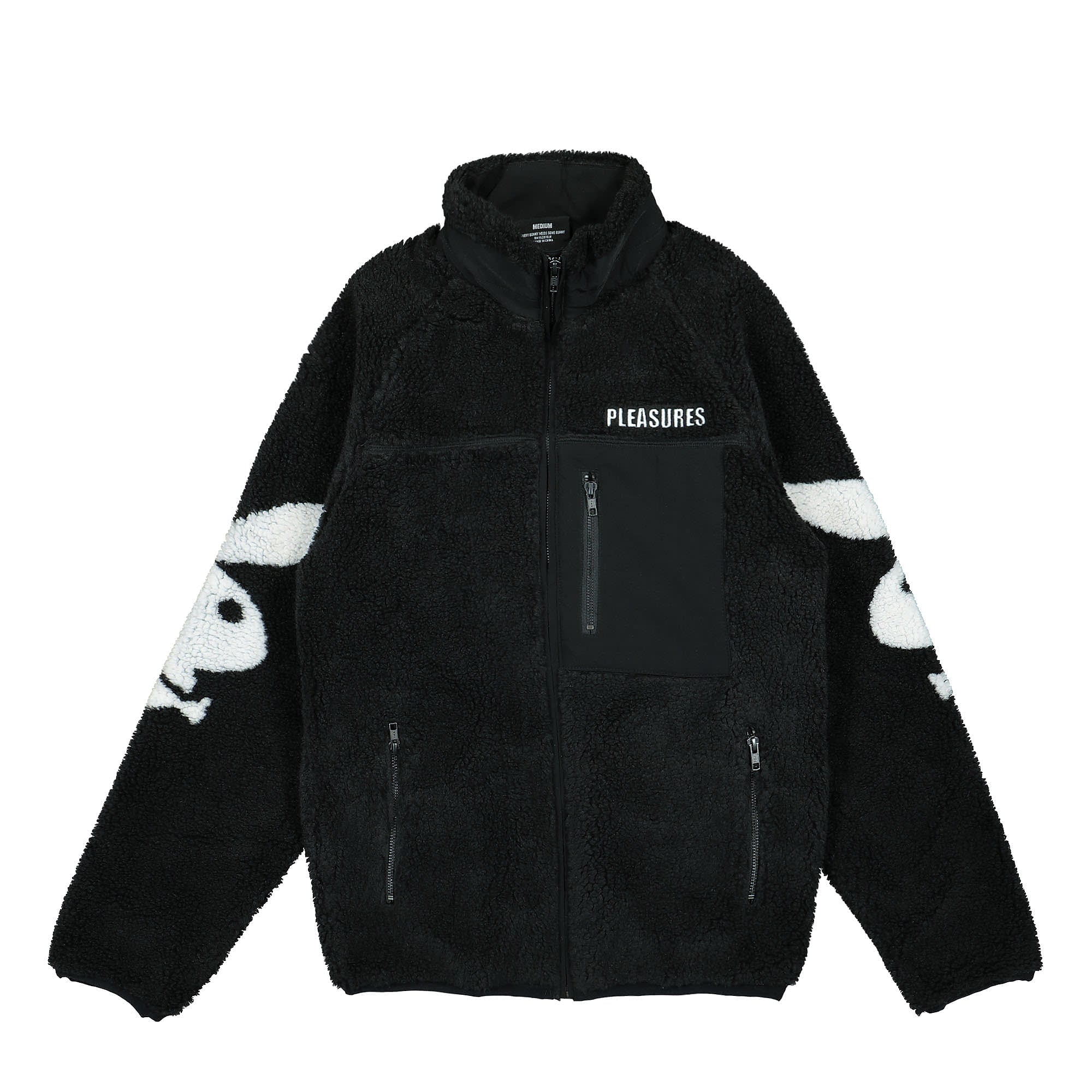 Pleasures<br>Bunny Sherpa Zip Up Jacket