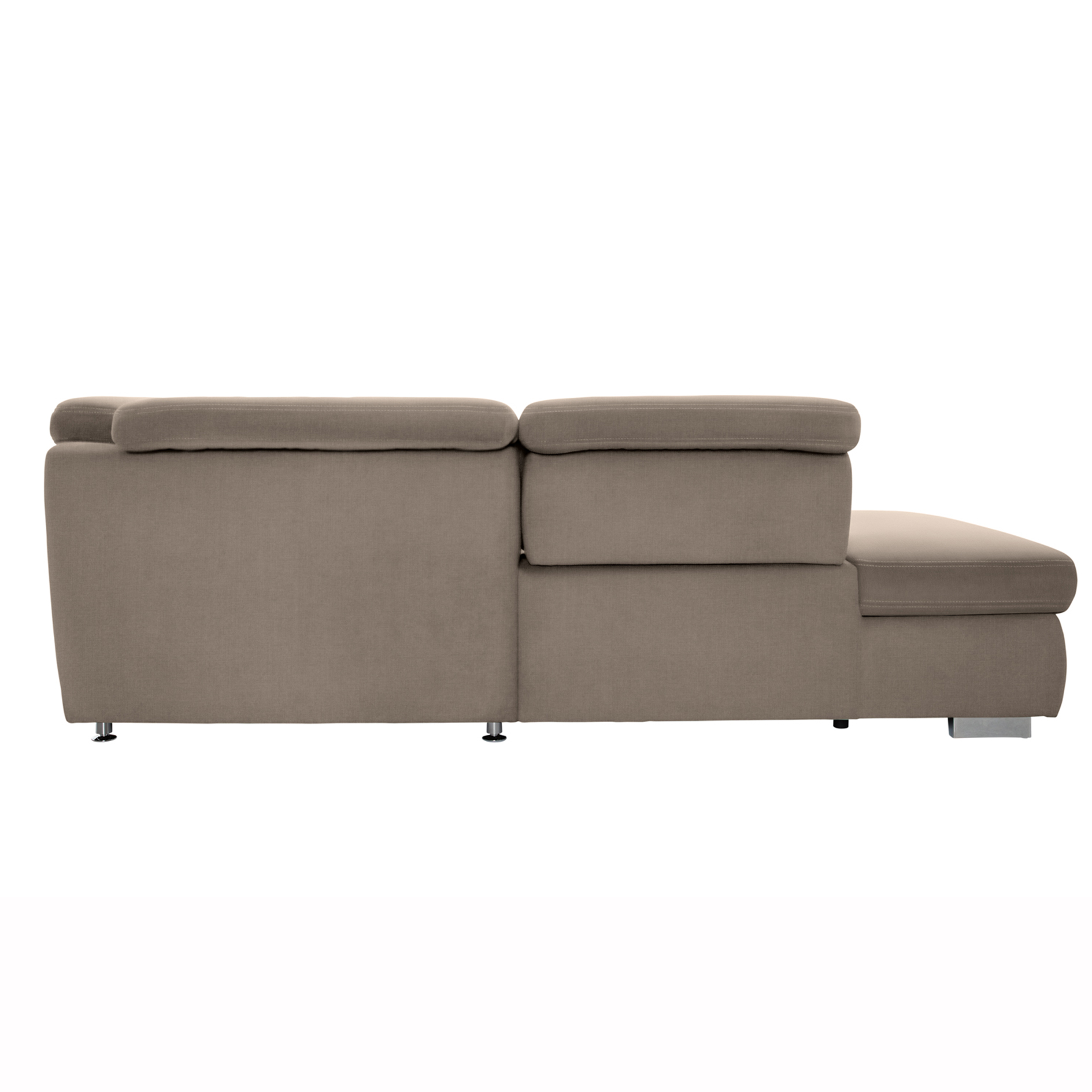 polsterpower Boxspring-Wohnlandschaft - Miro mandel - Basismodell - Recamiere rechts