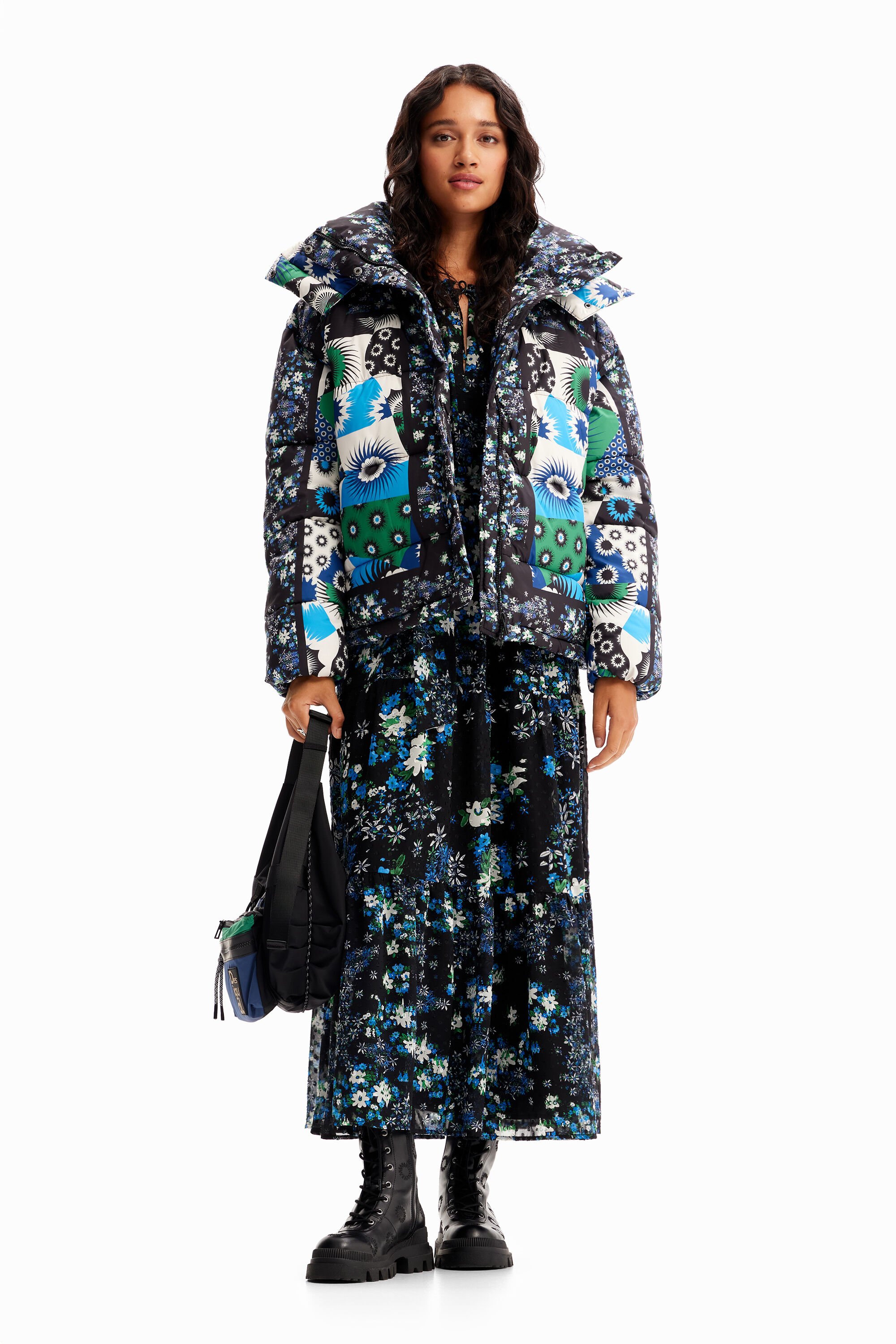 Veste matelassée patchwork