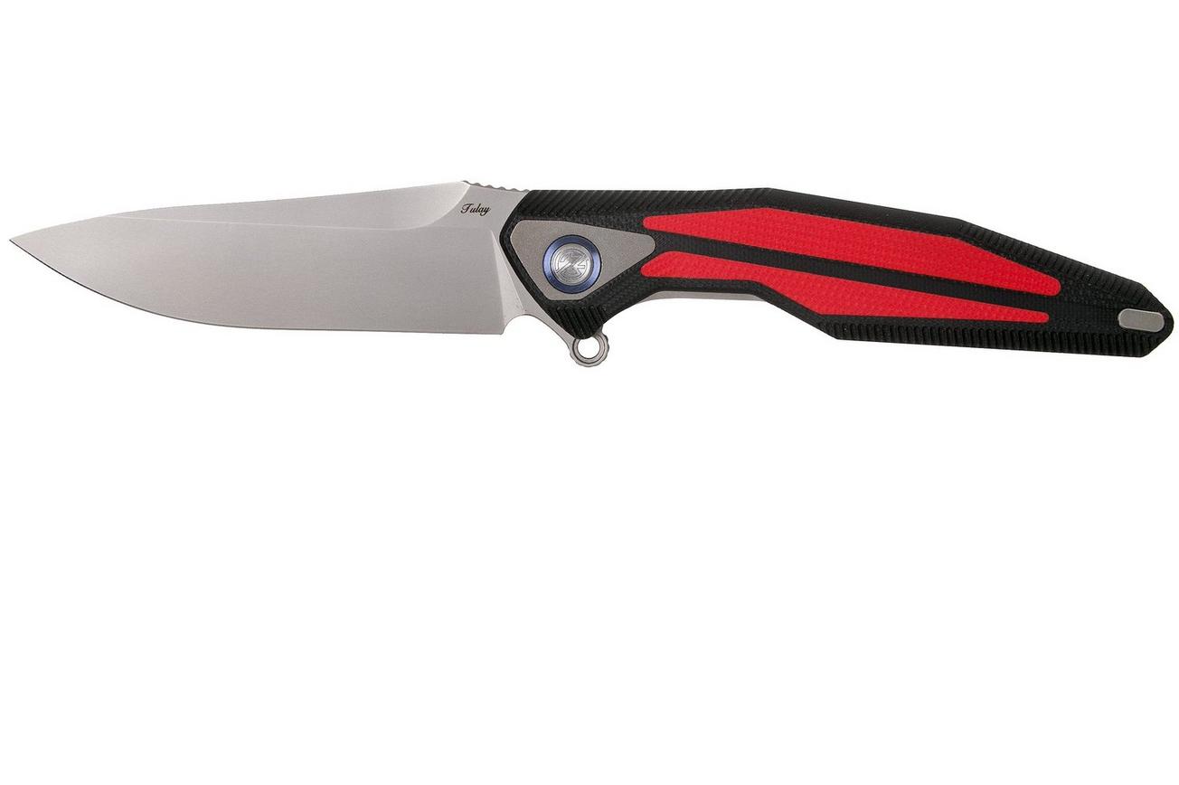Rike Knife Tulay Black-Red zakmes