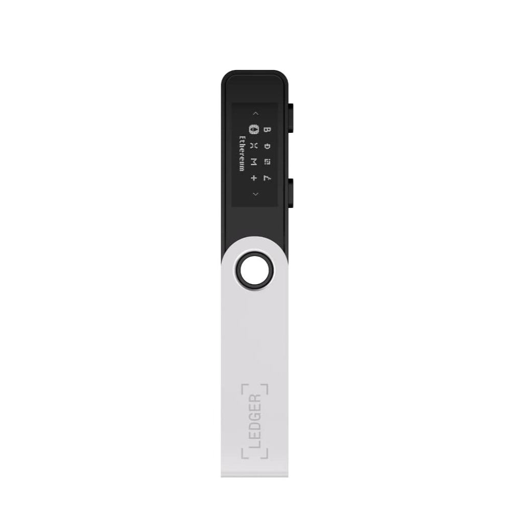 Nano S Plus Crypto Hardware Wallet Geldbörse Sicherheitschip Krypto-Währungen Bitcoin / Ethereum / NFT's - Retro Gaming (Orange/Violett)