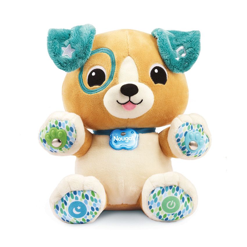 Peluche d'activité - Nougat mon ami aux pattes magiques - Ecru