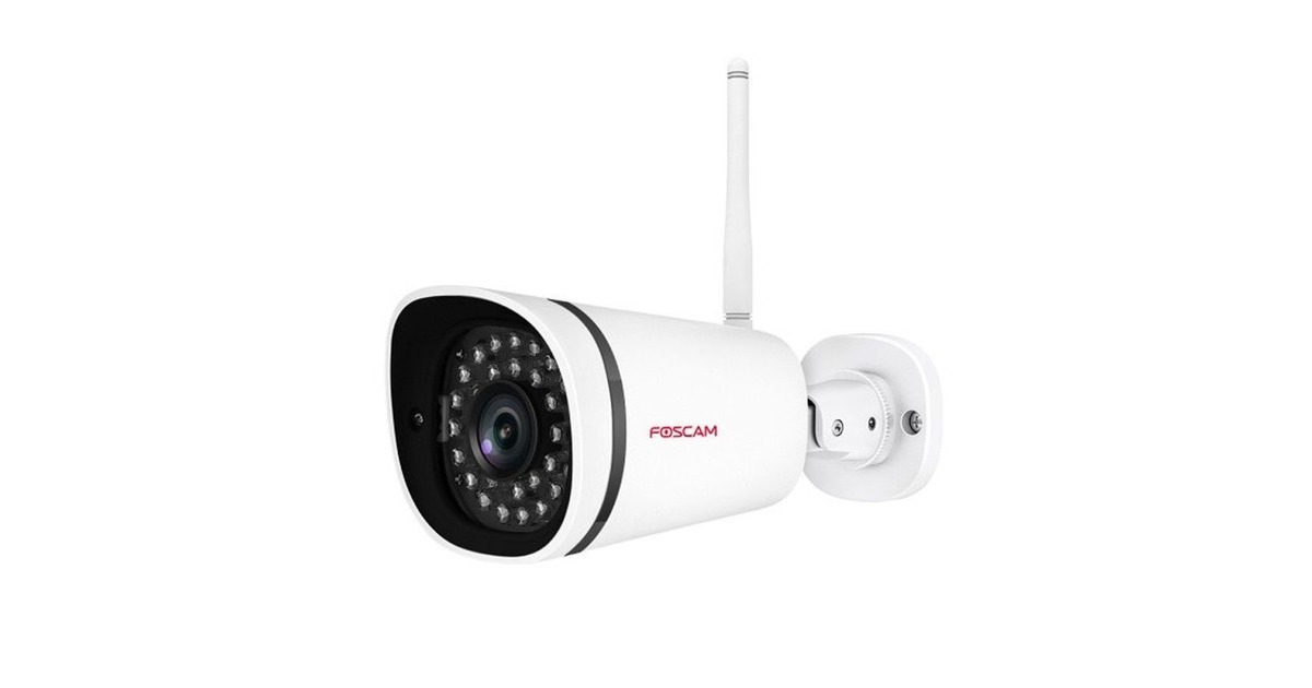 FoscamFI9911W, 3MP WiFi buiten IP  beveiligingscamera  (Wit)