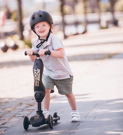 Scoot and Ride Highway Kick 1 - Sort/Guld