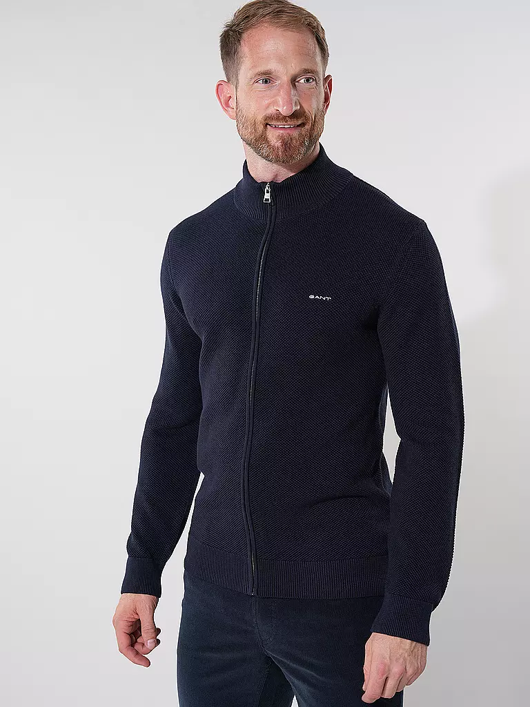 GANT Strickjacke dunkelblau