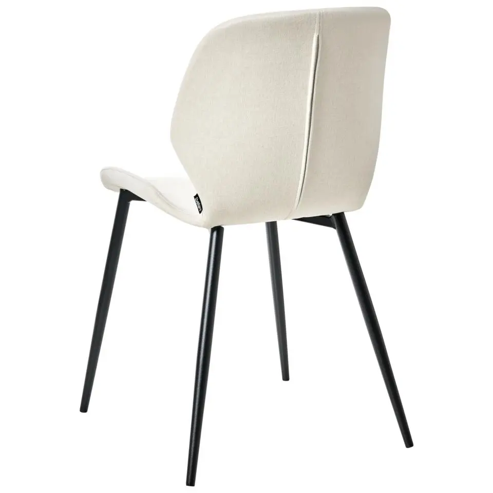 HOLLAND - Vergaderstoel set van 2 - Lichtbeige - Polyester