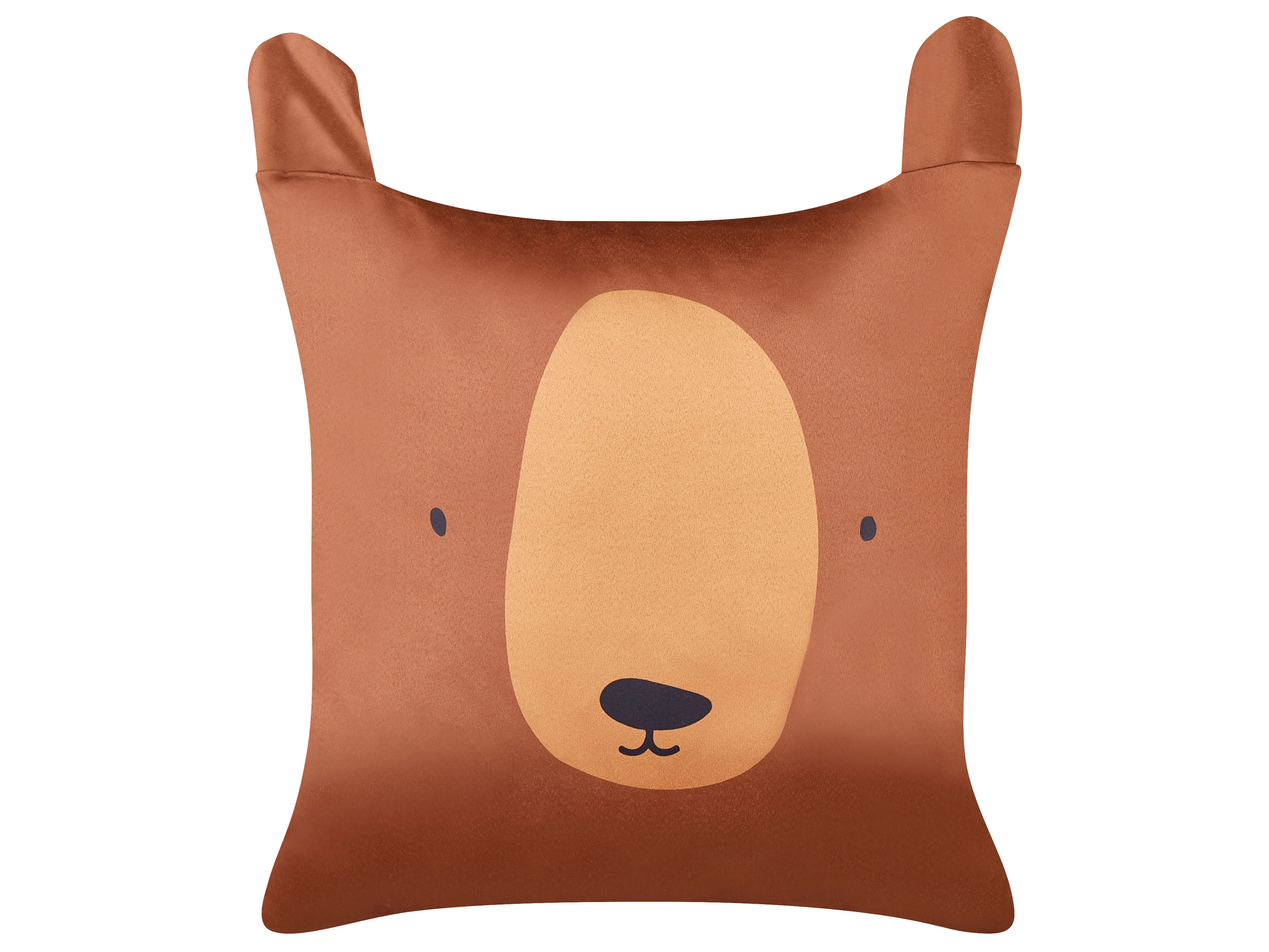 Set van 2 sierkussens TEDDYBEAR Katoen 45 x 45 cm Bruin