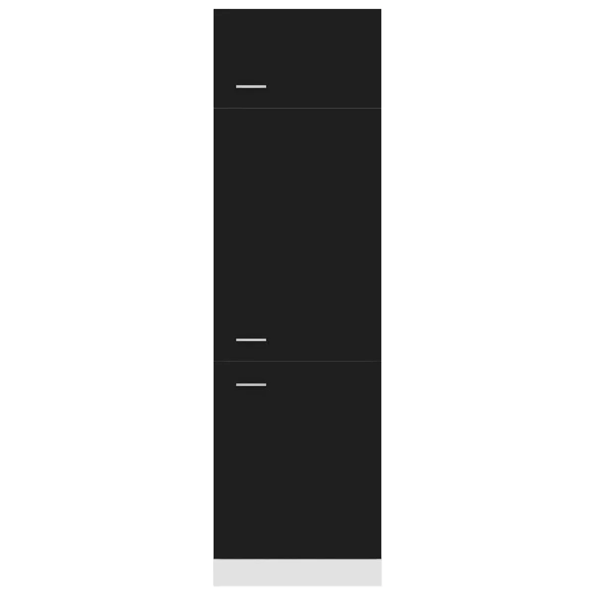 VidaXL Armoire Réfrigérateur Noir