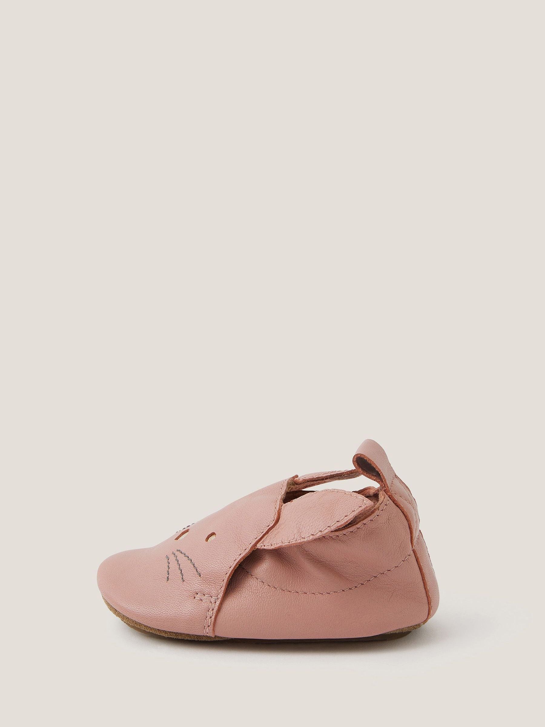Monsoon Baby Cat Leather Booties