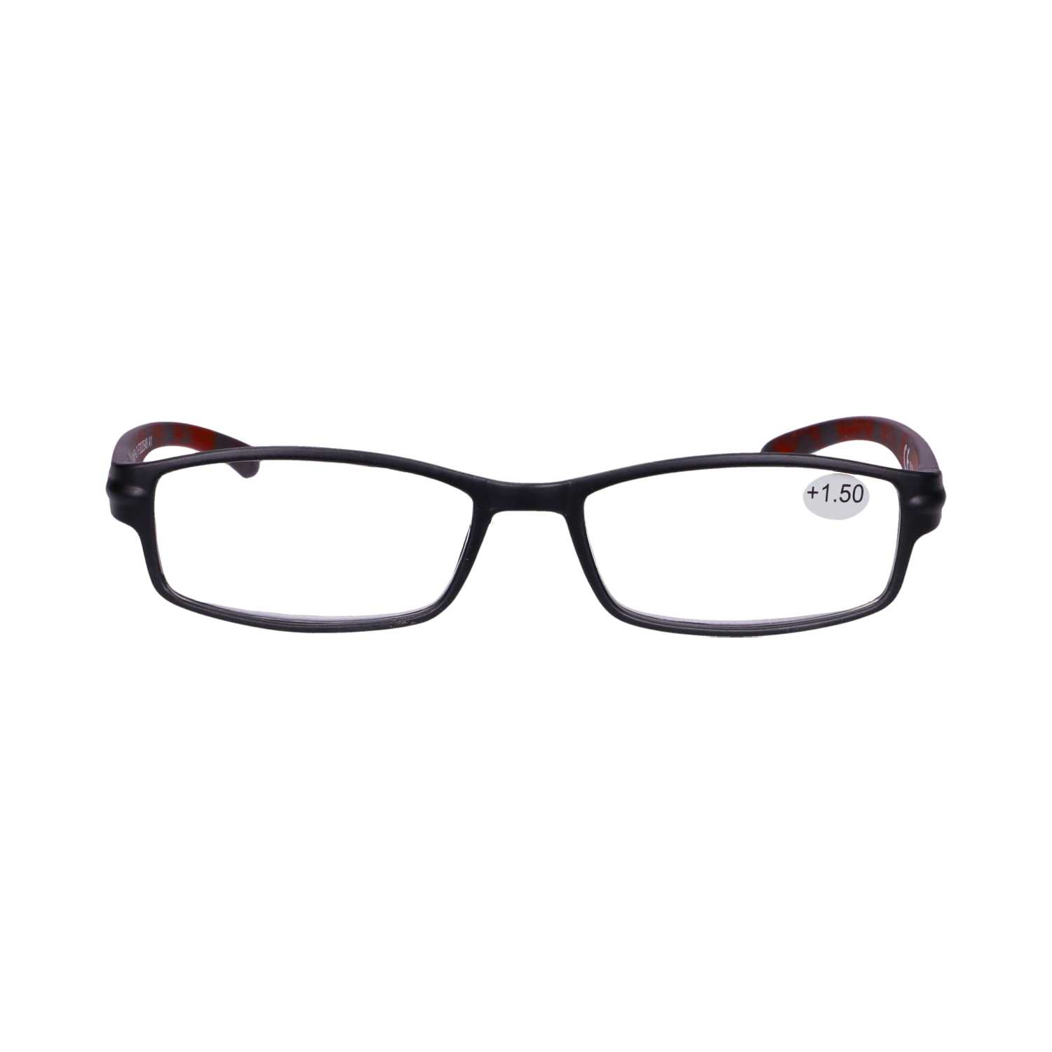 Star Optic Lesehilfe MD8 aus Kunststoff +1,5 Dioptrien schwarz/braun matt