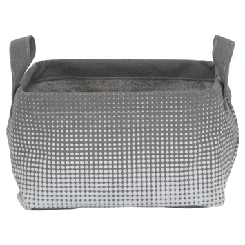 Sealskin Mandje Speckles Grijs Vierkant