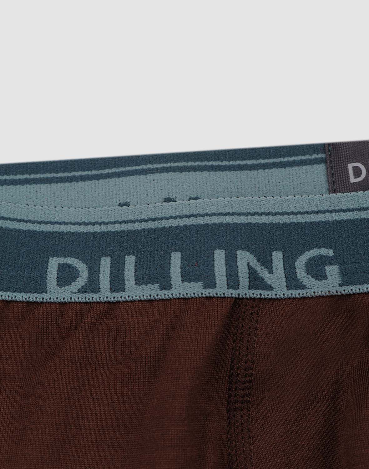 Boxershort van merinowol voor heren in Merlot