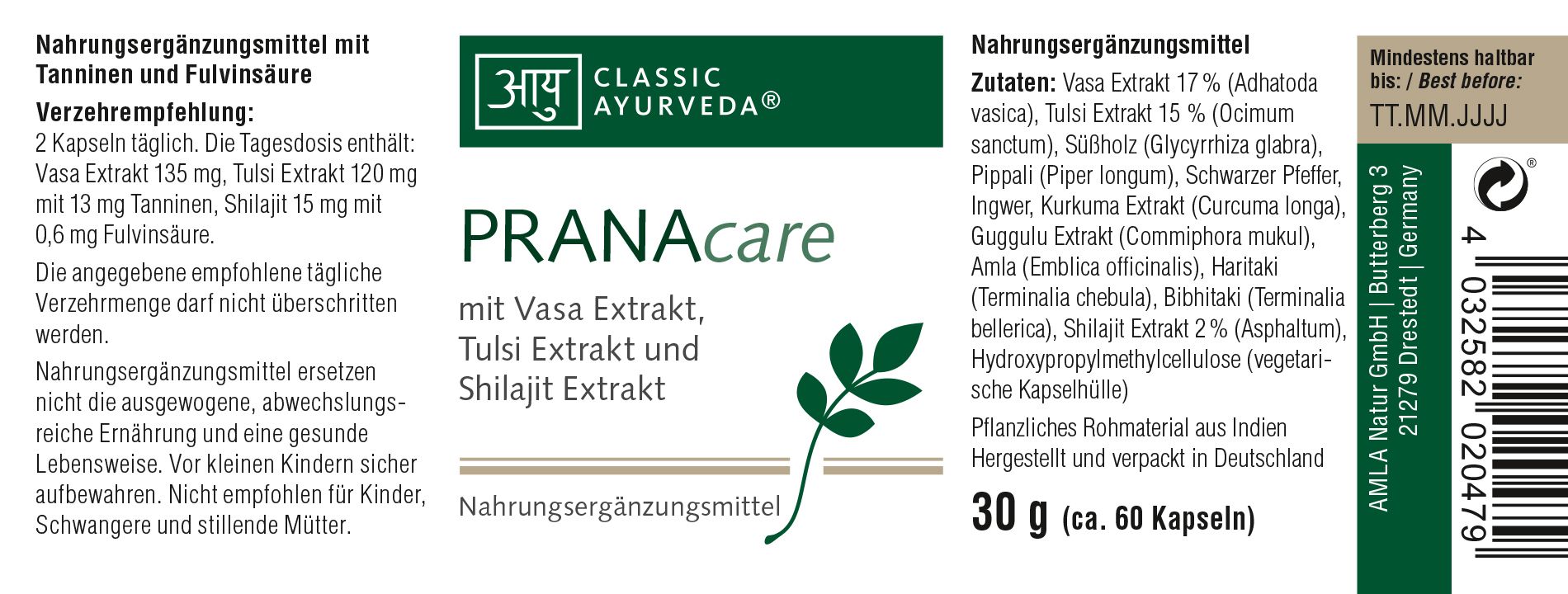 Classic Ayurveda - PRANAcare