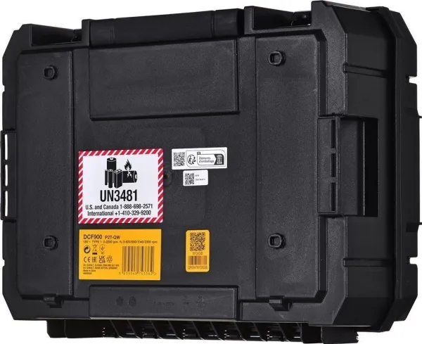 DeWALT DCF900P2T-QW, Momentnøgle, Børstefri, Sort, Gul, 1/2