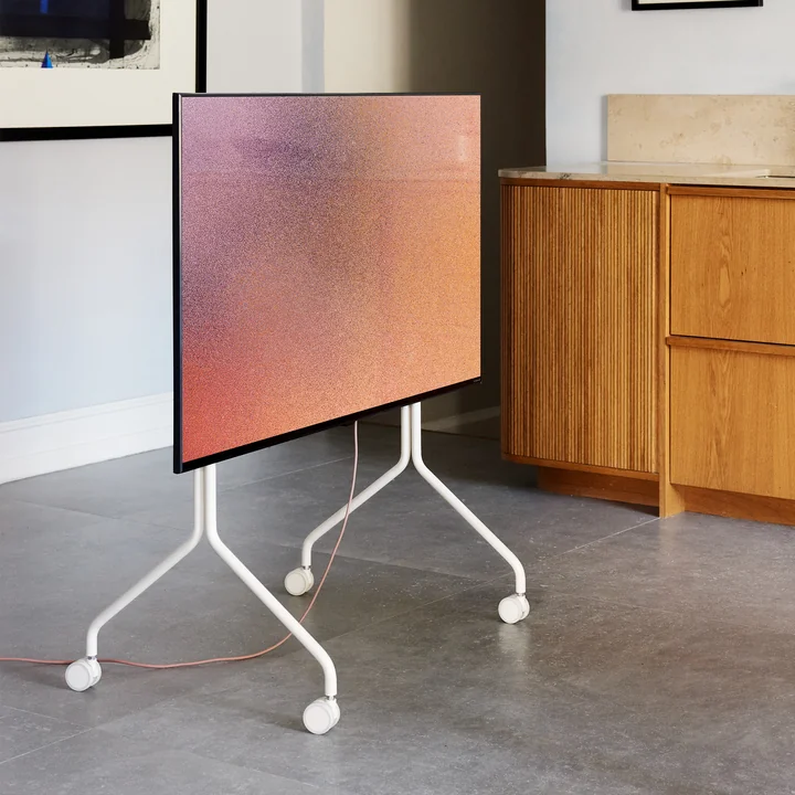 Pedestal - Moon Rollin' TV-Ständer, 40 - 70 Zoll, chrome
