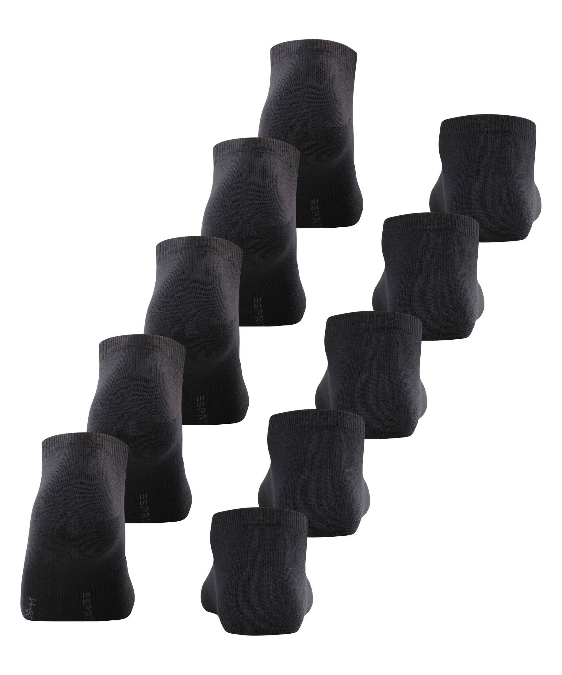 Esprit| Damen Sneakersocken Solid 5-Pack