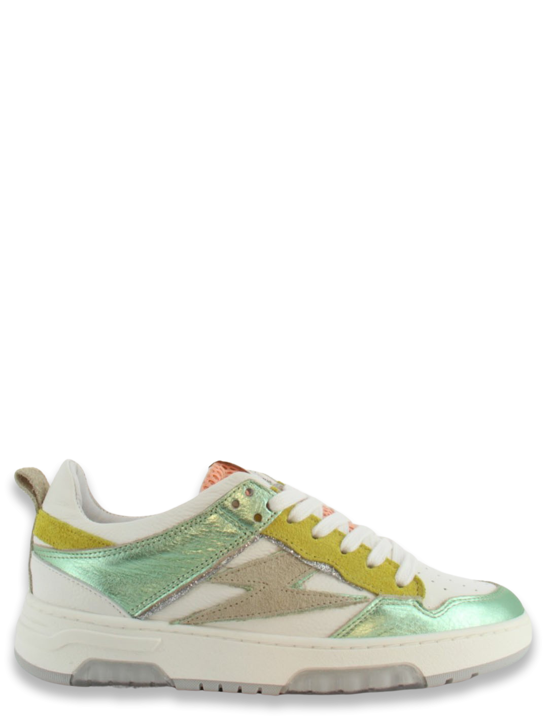 semerdjian Baskets de Ville Femme Chita 11384 vert/or