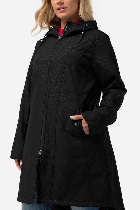 HYPRAR Softshell-Longjacke, wasserabweisend, Kapuze